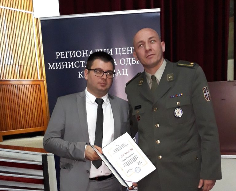 Пожаревцу захвалница Министарства одбране