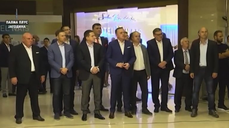 Председник на отварању хотела „Наис“