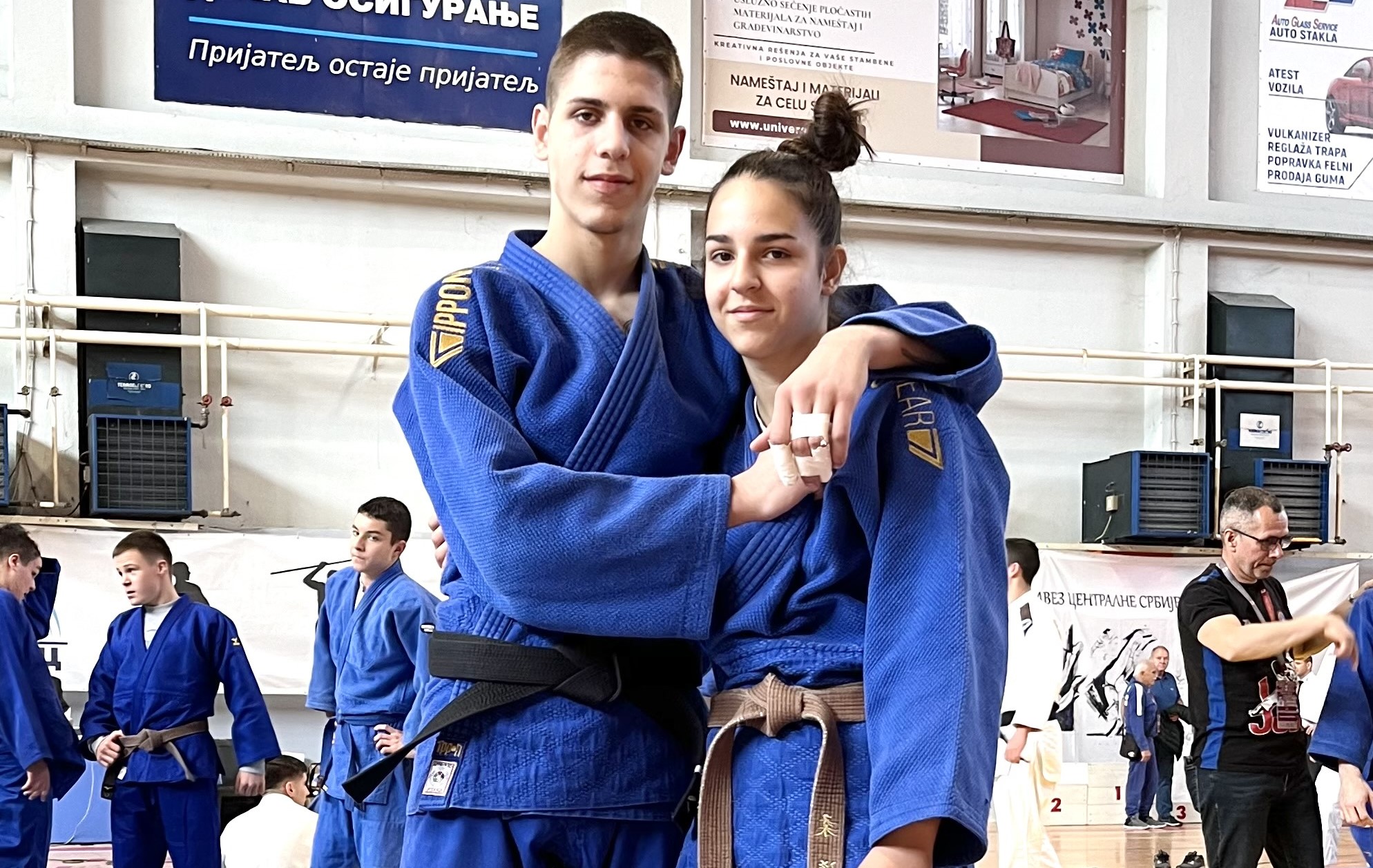 Џудо клуб Пожаревац: Јовановићима сребро и бронза
