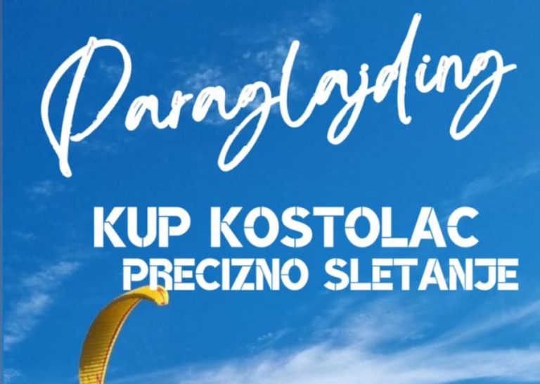 У Костолцу: Ове суботе параглајдинг такмичење
