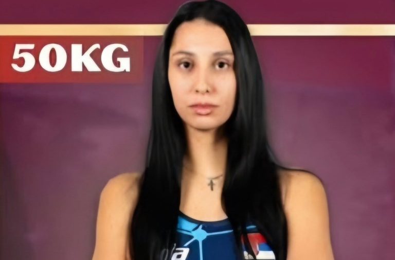 Рвање: Анђела Васиљевић у дресу српске репрезентације