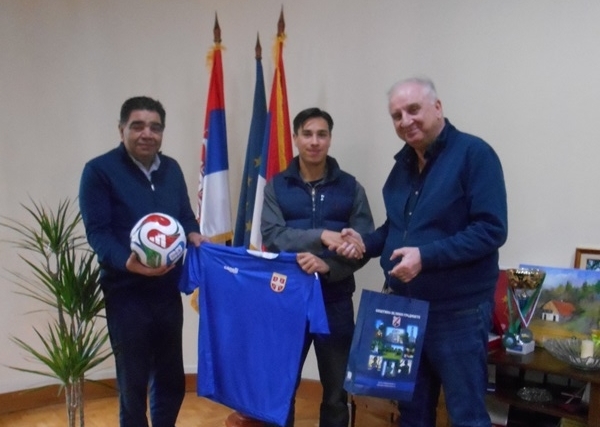 Велико Градиште: Адриан Станковић у дресу репрезентације Србије