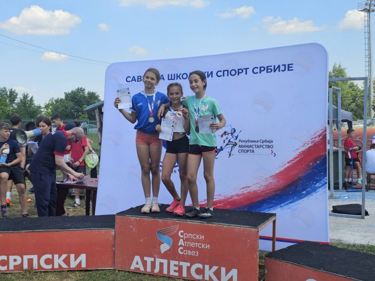 Нађа Мишић шампионка Србије у скоку у даљ