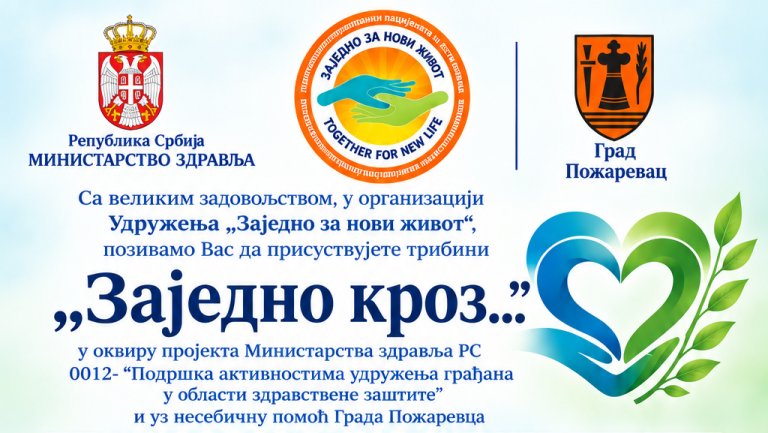У Пожаревцу, заказана трибина о трансплантацији и донирању органа