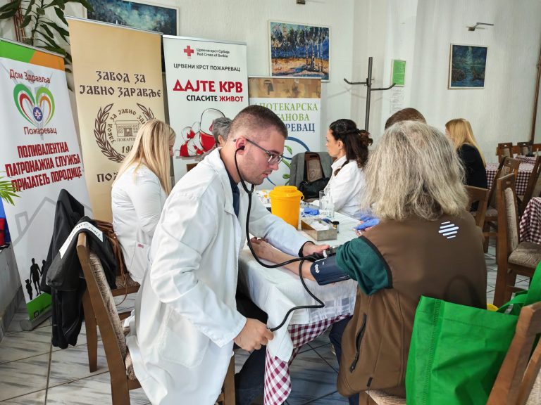 Пожаревац: Акцијом за здравље обележен Међународни дан старијих особа