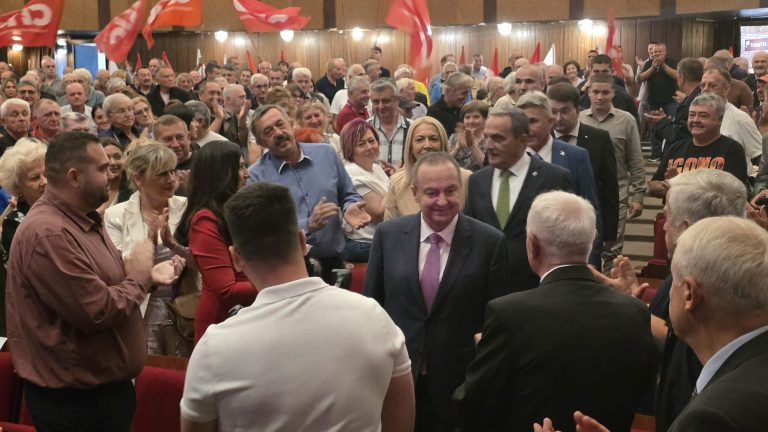 Ивица Дачић на конвенцији СПС-а у Пожаревцу. Представљени кандидати са листе