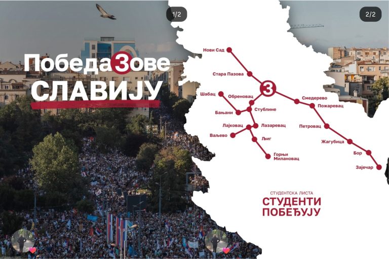 Студентска листа: На пешачењу ,,Победа зове” кроз Браничевски округ до Београда